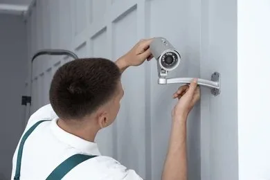 CCTV camera installation at a Brisbane property