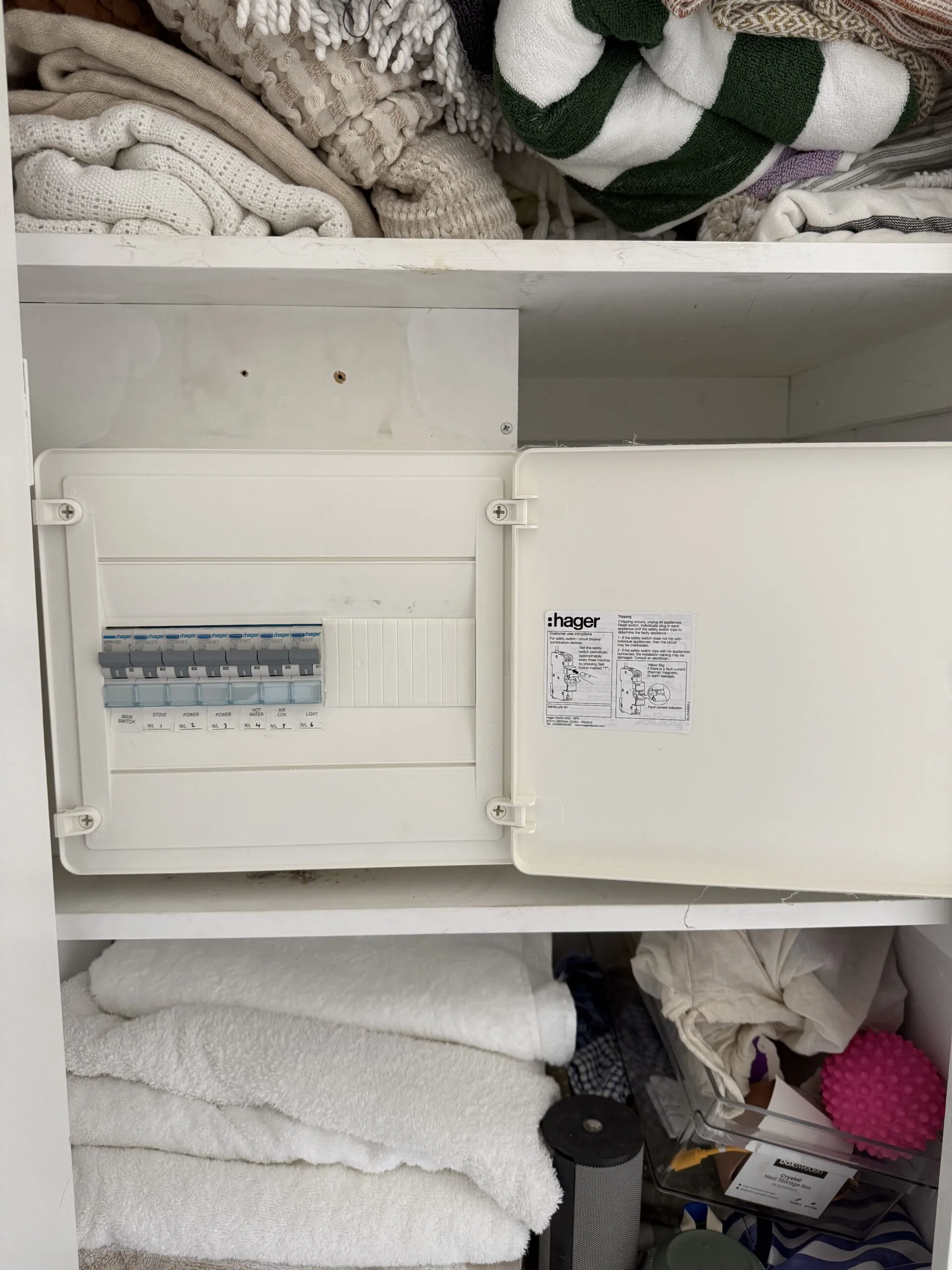 Upgraded residential switchboard installed in Brisbane